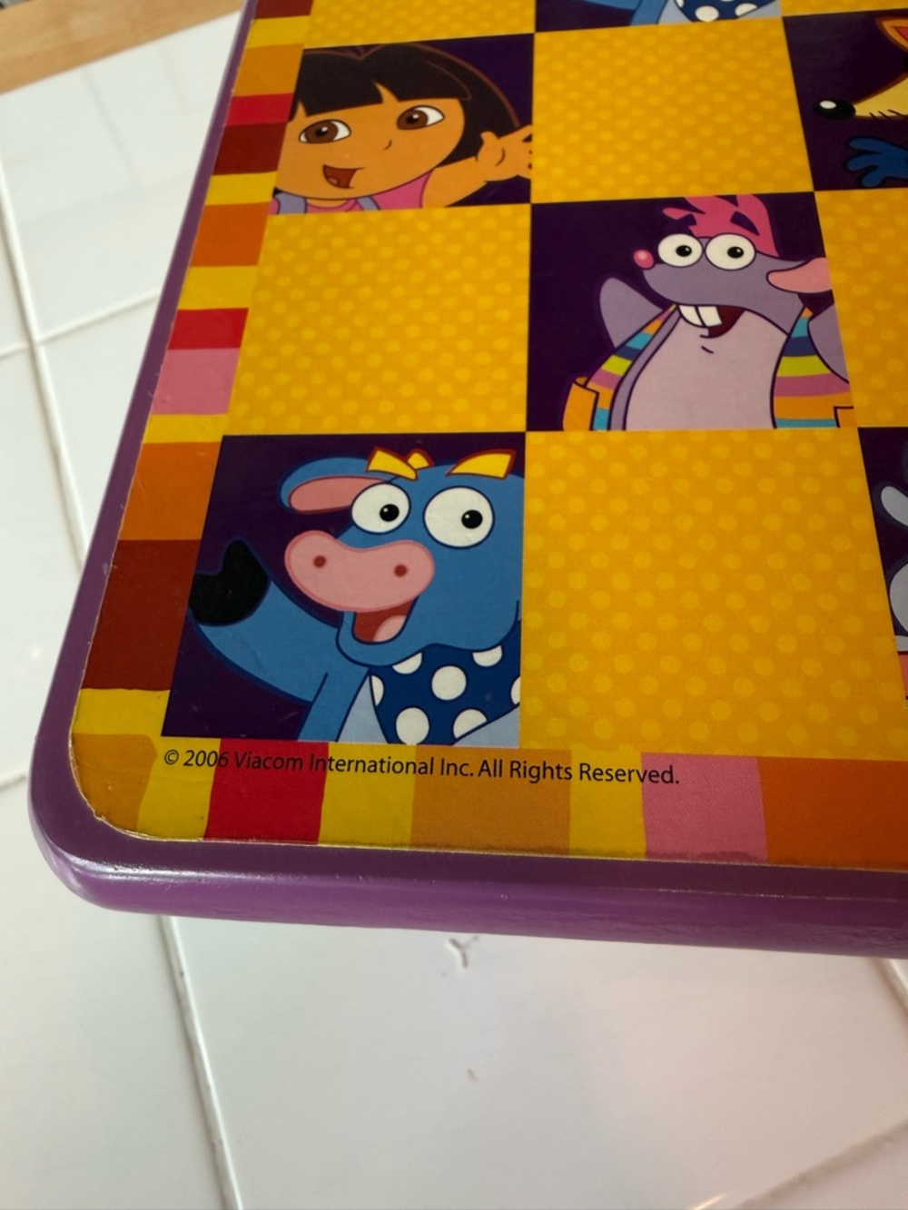 Vintage Y2K Dora the Explorer Game House- Checkers Dominos Bingo +  2006 Viacom - Picture 13 of 16